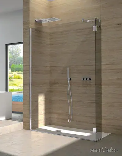 ESPACE DOUCHE NIAGARA paroi fixe avec 1 retour fixe