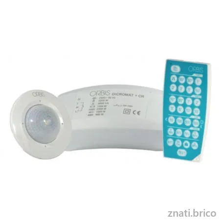 DETEC. MVT. DOUBLE CONTACT PLAFONNIEE 360 ° DE 2.5A 7 M HAUT