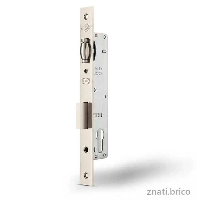 Serrure à Encastrer Porte Aluminium à Roulette