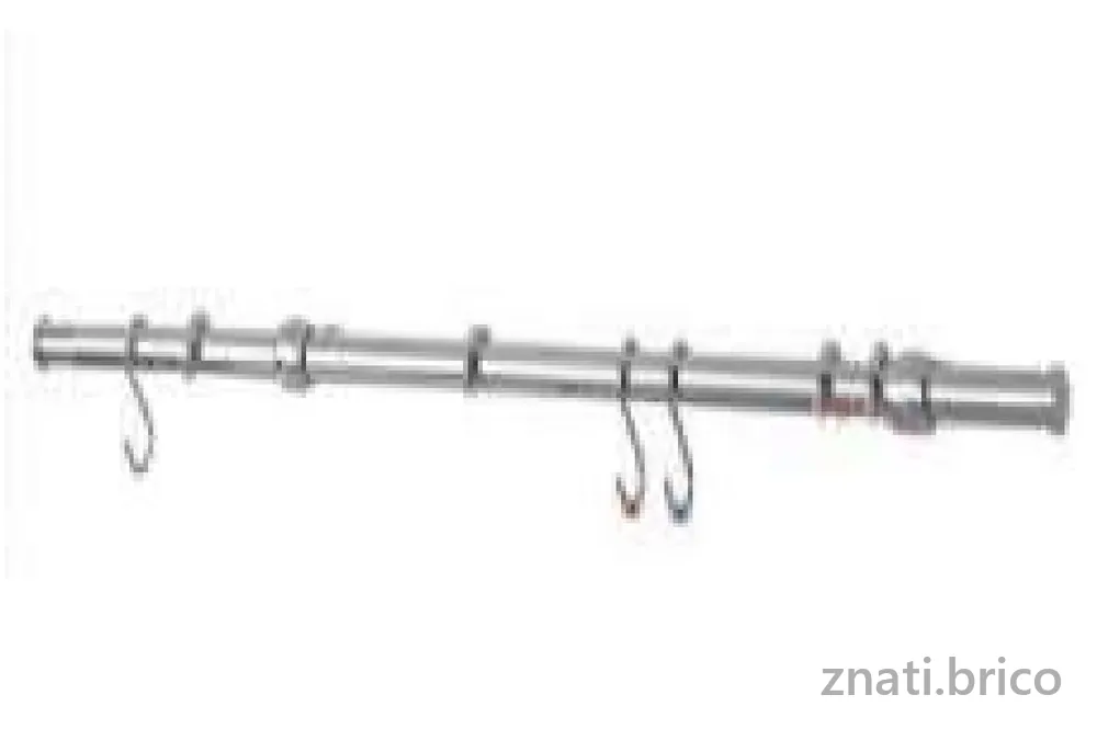 KIT TUBE + CROCHET A ART 17 60CM + 3 CROCHETS "S"  COMPAGNUCCI