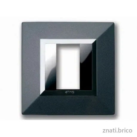 PLAQUES “ZAMA 44” POUR BOÎTES RONDES ET CARRÉES 1 MODULE