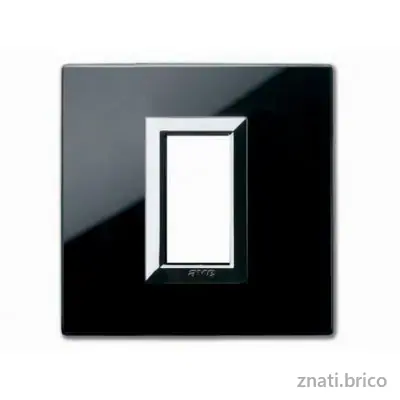 PLAQUES “VERA 44” POUR BOÎTES RONDES ET CARRÉES 1 MODULE