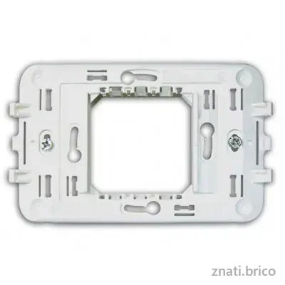 MONTURE1-2 MODULES POUR PLAQUE RECTANGULAIRES 45