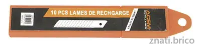 10 LAMES POUR CUTTER 18 MM