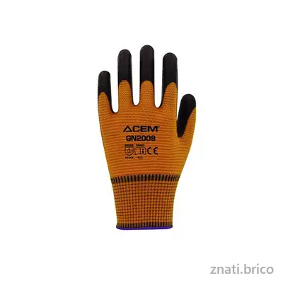 GANTS EN POLYESTER AVEC TEXTURE ZÈBRE NITRILE GN2009