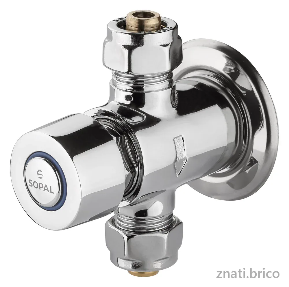 Robinet de douche temporisé