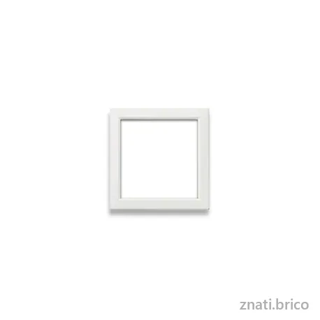 CADRE POUR ZAMA 44 CARREE 2 MODULES BLANC