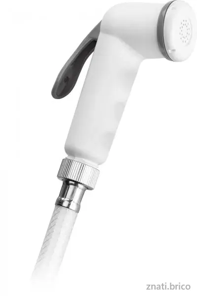 Kit pour douchette de toilette blanche "Shut off"