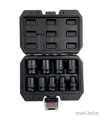 DOUILLES À CHOCS 1/2″ 9PCS APT
