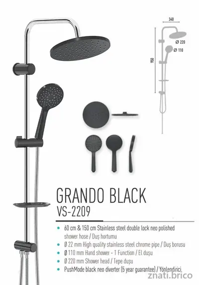 VALTEMO, GRANDO BLACK RAIN SET