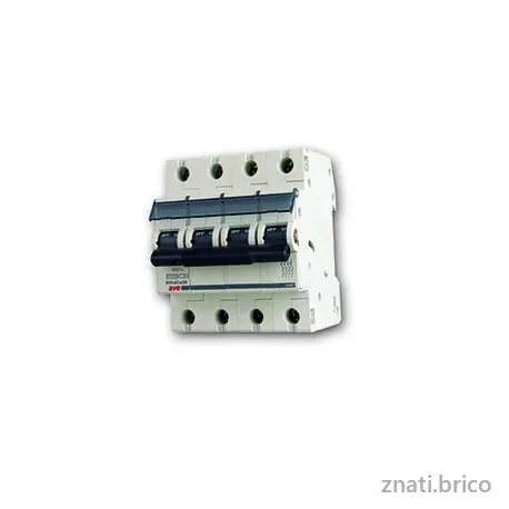 DISJONCTEUR MODULAIRE 4 POLES 16A COURBE C