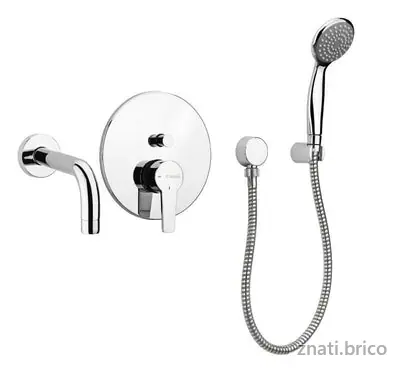 Mitigeur de bain-douche encastré Douz