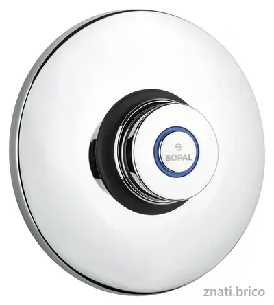 Robinet-de-douche-temporisé-encastré
