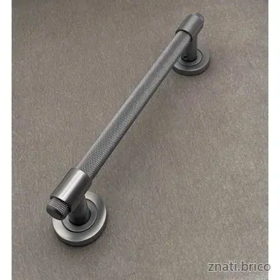 Poinçon Zamak A213 Poignée De Traction Fumée Scotch Mat Poignée De Traction Pour Porte