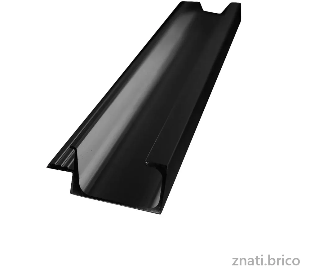 PROFILET 6255 3M NOIR MAT