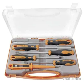 JEUX DE TOURNEVIS ÉLECTRICIEN EN COFFRET PLASTIQUE