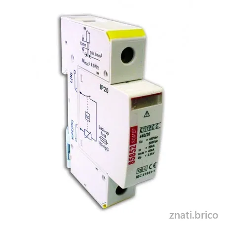 PARAFOUDRE 1 POLE 10KA