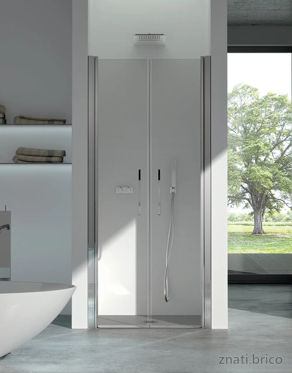 ESPACE DOUCHE RIO niche 2 portes battantes