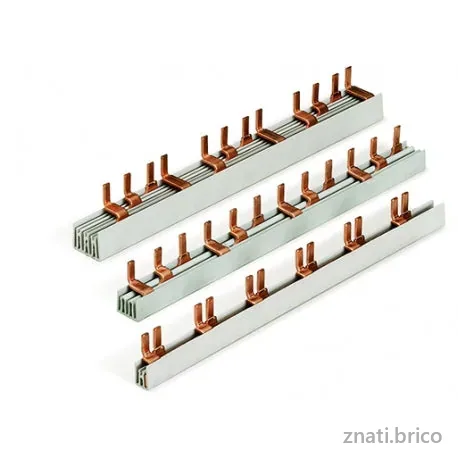 PEIGNE DE RACCORDEMENT L 210MM 12 DISJONCTEURS UNIPOLAIRE