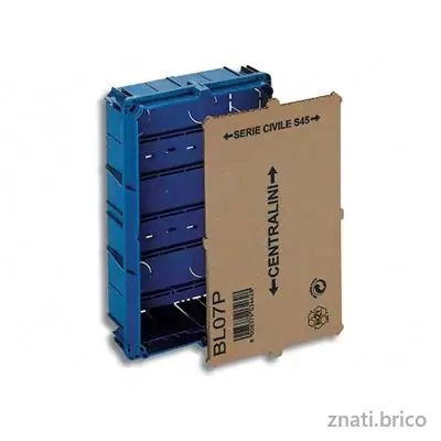 BOITE D'ENCASTREMENT POUR STUCTURE RIGIDES
