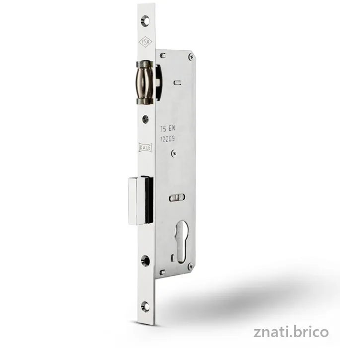 Serrure à Encastrer Porte Aluminium à Roulette