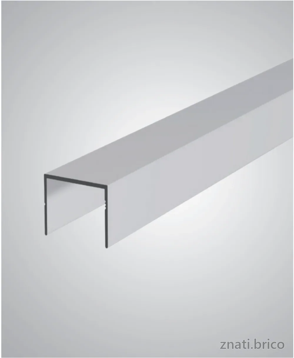PROFILET U 5910 CHROME BRILLANT
