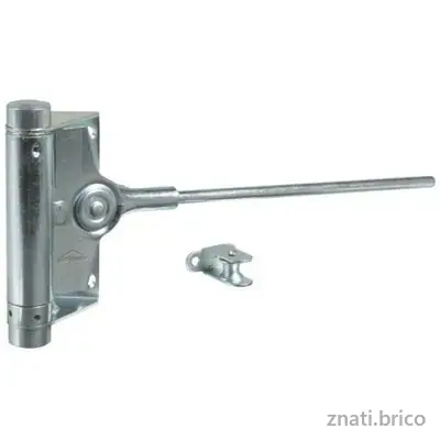 Ferme-porte à ressort Argent pour porte légère IBFM 91001