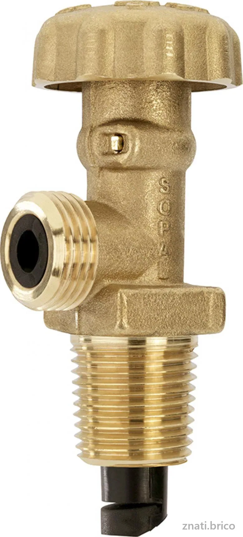 ROBINET DE GAZ TOTAL GOUPILLE CARREE