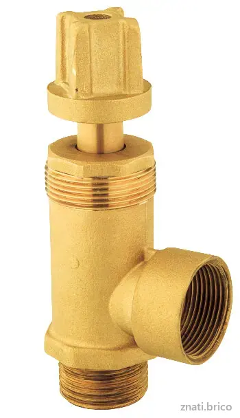 ROBINET DE PRISE EN CHARGE VERTICAL A CLAPET PAS METRIQUE RACCORD KWIKFLO