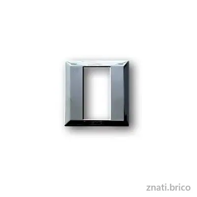 CADRE POUR ZAMA 44 CARREE 1 MODULE CHROME