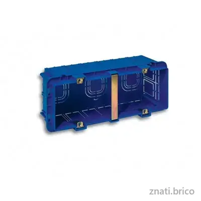 BOITE D'ENCASTREMENT RECTANGULAIRE