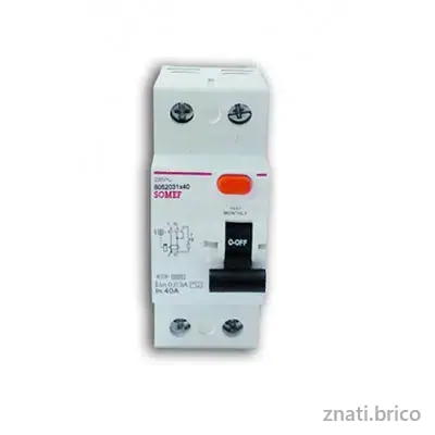 INTER-DIFF 2P 25A TYPE AC 2MOD 30MA