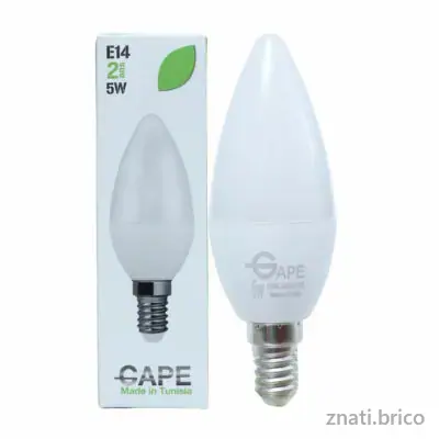 Ampoules Led E14 – 5W