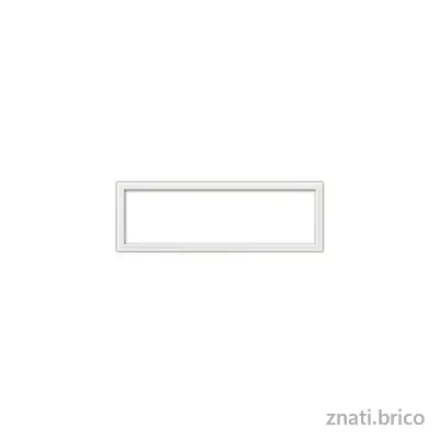 CADRE POUR VERA 44 RECTANGULAIRE 7 MODULES BLANC