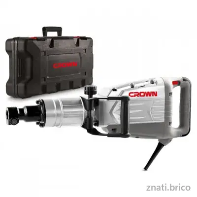 Marteau Piqueur De Demolition Hex-30 1500w 50j New CROWN | CT18095 BMC