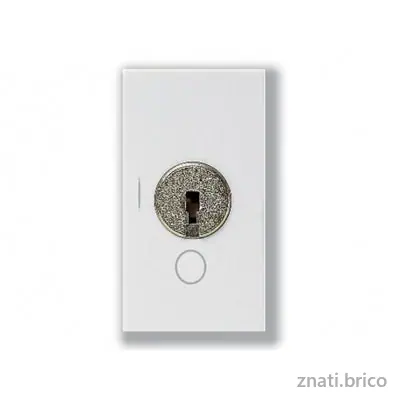 INTERRUPTEUR SIMPLE ALLUMAGE AVEC CLÉ 16A - 250V