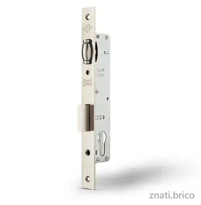 Serrure à Encastrer Porte Aluminium à Roulette