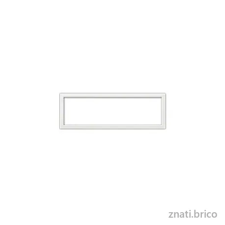 CADRE POUR VERA 44 RECTANGULAIRE 7 MODULES BLANC