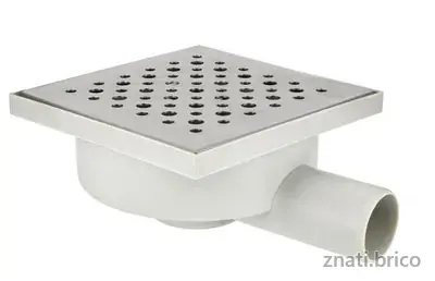 SIPHON DE SOL GRILLE INOX