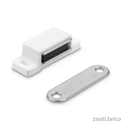Loqueteau Magnetique, LOQUETEAU MAGNETIQUE 10 KG BLANC D29