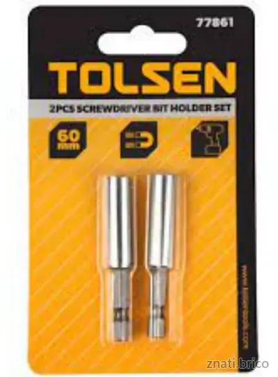 ENSEMBLE DE PORTE-EMBOUTS TOURNEVIS 2PCS TOLSEN