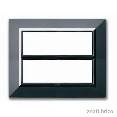 PLAQUES “ZAMA 44” POUR BOÎTES BL05P 12(6+6) MODULES