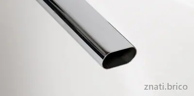 TUBE OVAL DIAM 30X15 PAR METRE