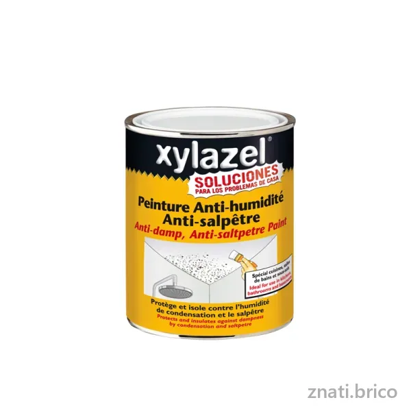 PEINTURE ANTI-HUMIDITÉ/ANTI-SALPÊTRE 750ML XYLAZEL