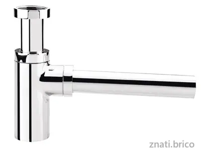 SIPHON ROND CHROMÉ