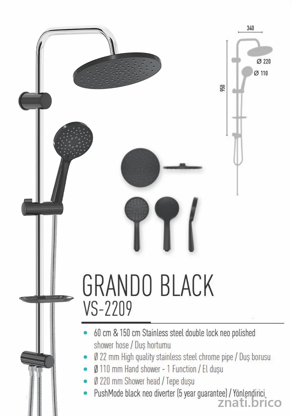 VALTEMO, GRANDO BLACK RAIN SET