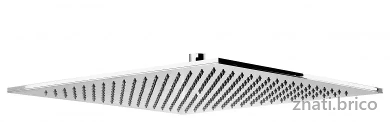 Douche de tête carrée inox 400X400