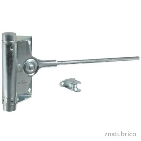 Ferme-porte à ressort Argent pour porte légère IBFM 91001