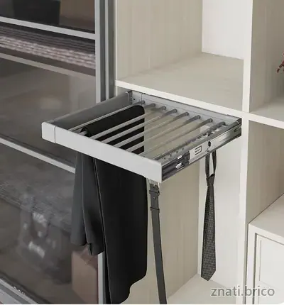 PORTE PANTALONS Alluminium "550-580 x 470 x 95"