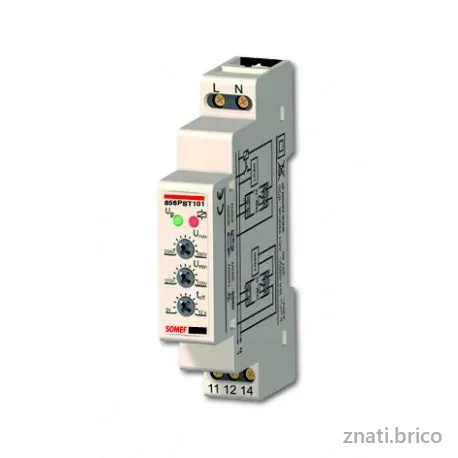 MODULE DE PROTECTION SUR ET SOUS TENSION 1 MODULE MONOPHASE
